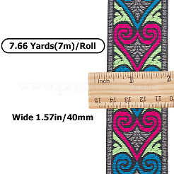 7 м плоских полиэфирных лент для вышивки&nbsp;OCOR-WH0003-011B