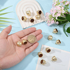 16 шт. наконечники для шнура из сплава в тибетском стиле&nbsp;TIBEP-CA0010-24MG