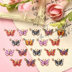 50шт 5 стиля подвески из сплава с эмалевым принтом&nbsp;ENAM-CJ0003-63