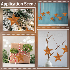 Звездная ржавчина железо большие подвески&nbsp;IFIN-GF0001-09C