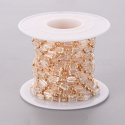 Акриловые цепочки из бисера ручной работы CHC-S012-002-B01