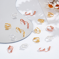 30шт 3 цвета латунные клипсы конвертеры выводы&nbsp;KK-ME0001-85