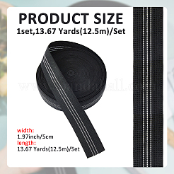 25 м плоский полипропиленовый полосатый эластичный шнур/лента&nbsp;EC-FH0001-01A