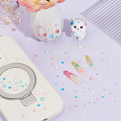 5 пакетик 5-х цветного стекла кабошон&nbsp;MRMJ-PH0002-83