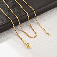 Латунные цепочки из пшеницы ожерелья для женщин&nbsp;NJEW-D302-24G