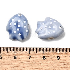 Фарфоровые бусины ручной работы&nbsp;PORC-K010-06J