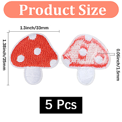5 шт. полиэстеровые нашивки на одежду&nbsp;PATC-CY0001-42