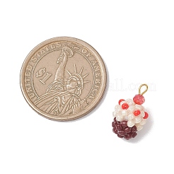 Подвески из стеклянных бусин в виде мороженого&nbsp;PALLOY-MZ01170