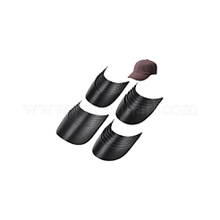 24 шт. 4 стиля пластиковой доски для полей шляпы с козырьком&nbsp;AJEW-NB0006-26A