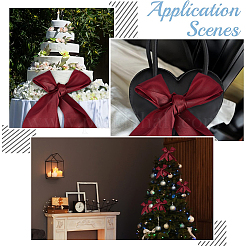 Атласная лента из полиэстера длиной 20 м.&nbsp;OCOR-WH036-23C