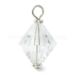 Акриловый кулон с железными булавками с плоской головкой&nbsp;PALLOY-JF02248-01