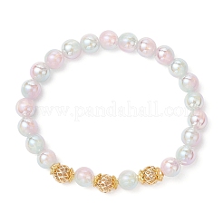 Эластичные браслеты из гальванического стекла&nbsp;BJEW-JB11965