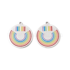 Подвески из нержавеющей стали 304 с эмалью&nbsp;FIND-A029-06P