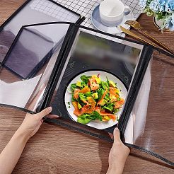 Держатели для меню из пвх&nbsp;AJEW-WH0300-01E