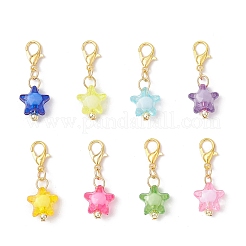 Звезда акриловые подвески украшения&nbsp;HJEW-JM03614