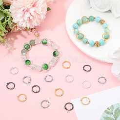 100шт. 4-цветная литая рамка для бусин&nbsp;FIND-SC0017-82