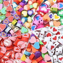 50шт бусины из полимерной глины ручной работы&nbsp;CLAY-YW0002-30