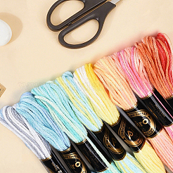 Полиэфирные нитки для вышивания&nbsp;OCOR-WH20074-13A-01A