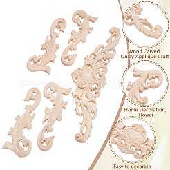 2 стиль: резная деревянная накладка&nbsp;WOOD-WA0001-01