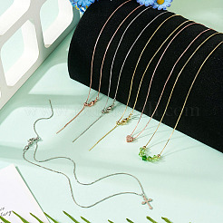 6 шт. 3-цветные латунные цепочки-коробки&nbsp;NJEW-TA0001-20