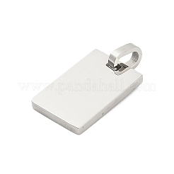 Подвески-бирки из штампованной нержавеющей стали 304&nbsp;STAS-Z126-03P-01