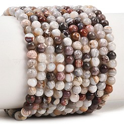 Натуральный мексиканский агат&nbsp;G-G345-B01-3mm