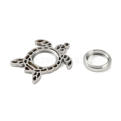 Подвески-медальоны из нержавеющей стали 304&nbsp;STAS-S132-05P-01