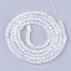 Стеклянные бусины с гальваническим покрытием &nbsp;EGLA-T013-04J