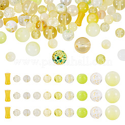 80 г прозрачных стеклянных бусин&nbsp;DGLA-TA0001-47D