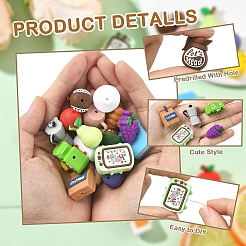 20шт 20 стиля силиконовые бусины&nbsp;SIL-YW0002-22