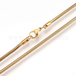 Ожерелья из нержавеющей стали 304&nbsp;NJEW-G313-09G