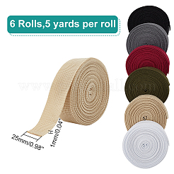 6 рулон 6-х цветной плоской полипропиленовой ленты&nbsp;OCOR-WR0001-11