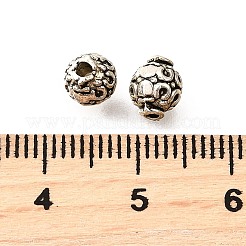 Сплавочные овальные бусины тибетского стиля &nbsp;TIBE-L008-31AS