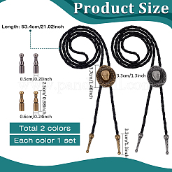 4 шт. концы шнура из сплава&nbsp;FIND-ME0001-11