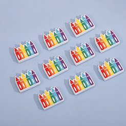 10 шт. пищевые экологически чистые силиконовые бусины&nbsp;SIL-GO0001-18