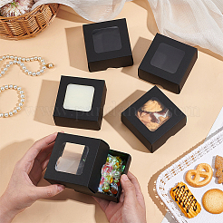 Квадратные подарочные коробки для хранения крафт-бумаги&nbsp;CON-WH0095-100A-02