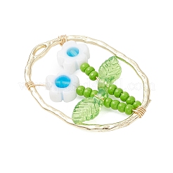 Подвески из стеклянного бисера и стекла миллефиори ручной работы&nbsp;PALLOY-MZ00901-01