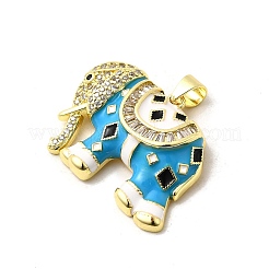 Латунные микро проложить кубического циркония подвески&nbsp;KK-I378-01G