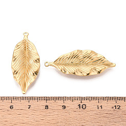 Подвески в форме листьев из нержавеющей стали 304&nbsp;STAS-T069-38G