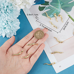 10шт латунные подвески&nbsp;KK-BBC0011-39