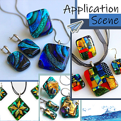 Стеклянные кабошоны для термоплавления в микроволновой печи&nbsp;FIND-SP0004-58B