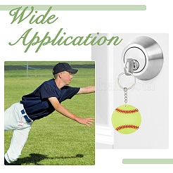 12шт. 2-х цветные акриловые брелки&nbsp;KEYC-HS0001-06