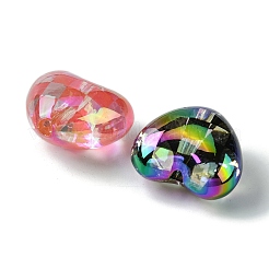 Уф-покрытие прозрачные акриловые бусины&nbsp;OACR-B017-01