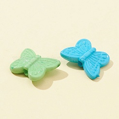 100 шт. Непрозрачные акриловые бусины&nbsp;MACR-FS0001-57