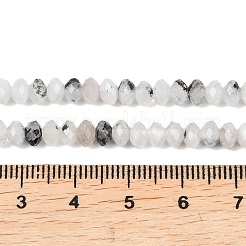 Бусины из натурального радужного лунного камня&nbsp;G-B175-A01-3x5mm