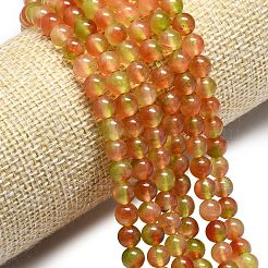 Натуральный Malaysia нефритовые бусы пряди&nbsp;G-L645-C01-6mm-25