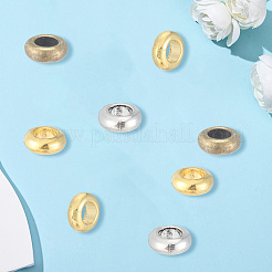 300 шт. 3-х цветные бусины-разделители из сплава&nbsp;TIBEB-PA0001-10