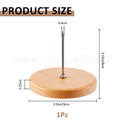 1 шт. держатель для чеков из сплава с деревянными шипами&nbsp;AJEW-FH0007-03