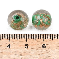 Бусины ручной работы бусины золотого песка&nbsp;LAMP-K029-08I