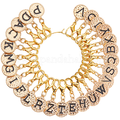 Подвесные маркеры петель с замком из сплава эмали&nbsp;HJEW-SC00140